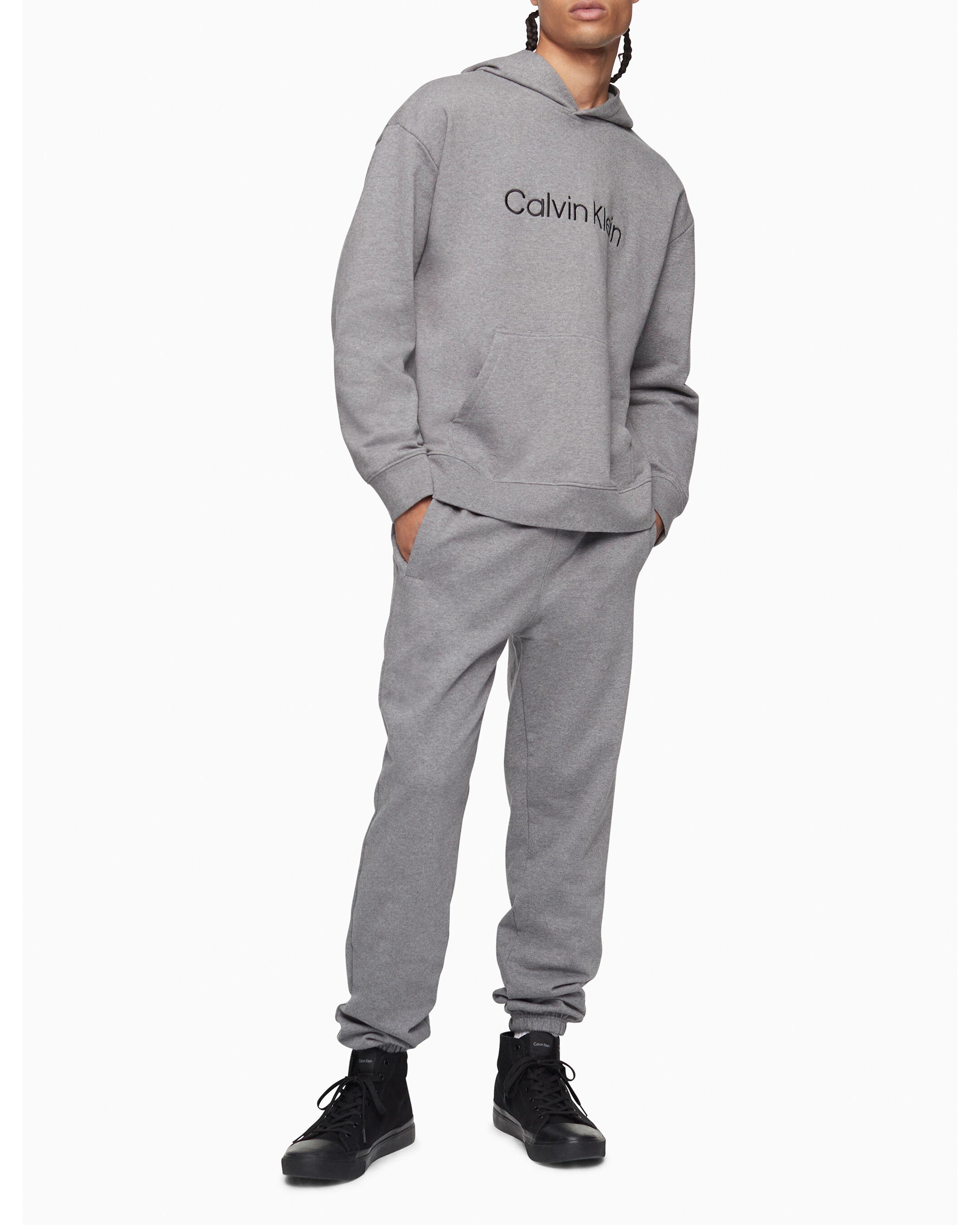 Calvin klein sales side logo joggers