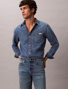 Standard Straight Fit Jeans, ASPEN HEIGHTS BLUE, hi-res