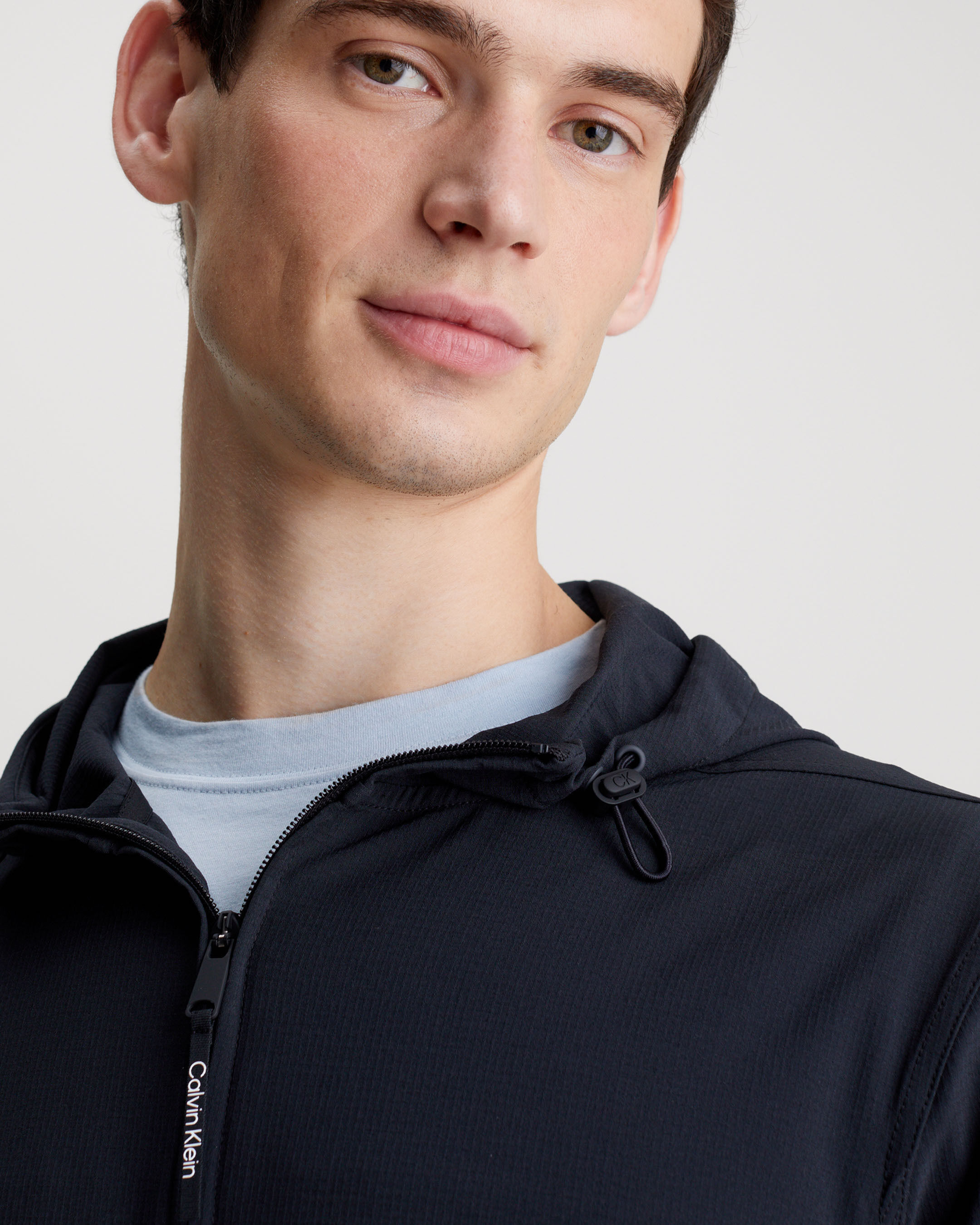 Calvin klein men's ripstop hooded store windbreaker