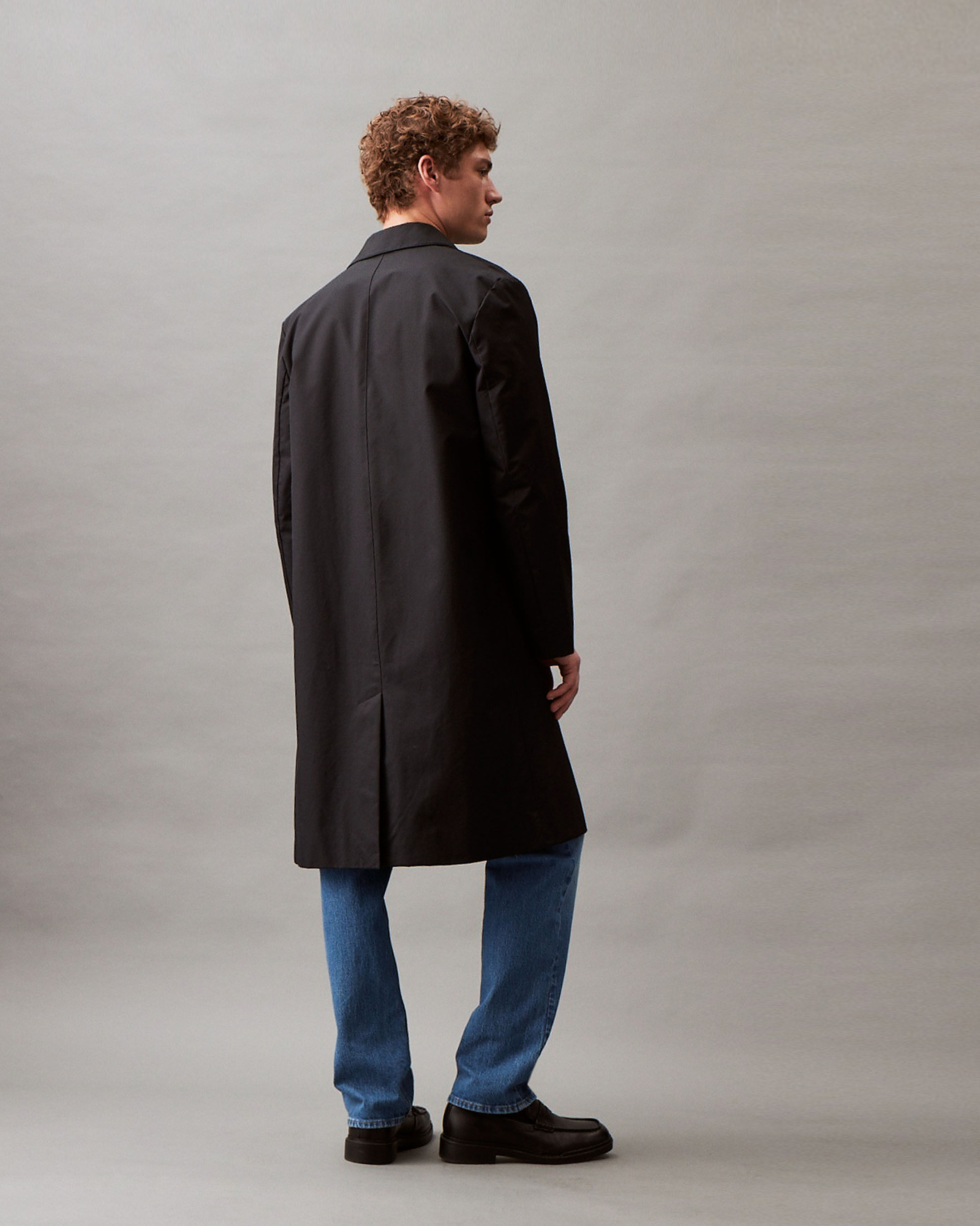 Calvin klein on sale trench coat mens