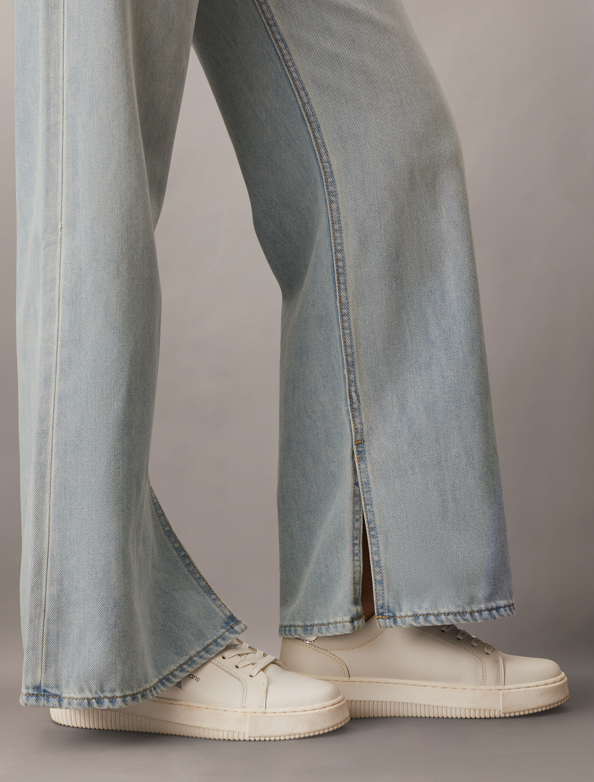 37.5 High Rise Wide Leg Jeans | blue | Calvin Klein Taiwan