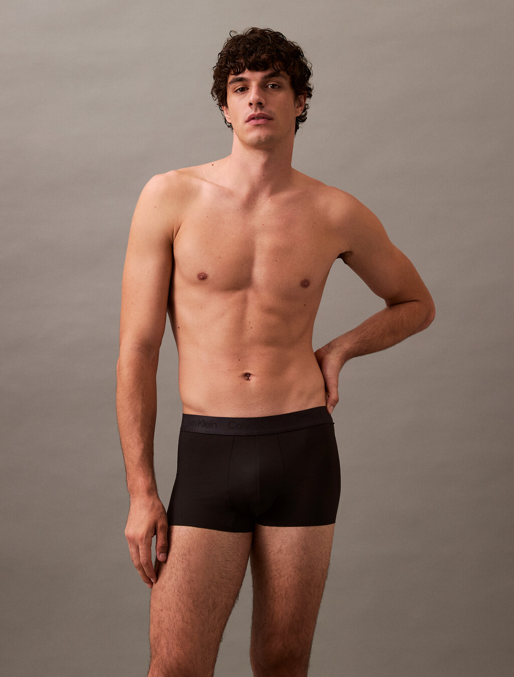CK Black Micro Trunks, Black, hi-res
