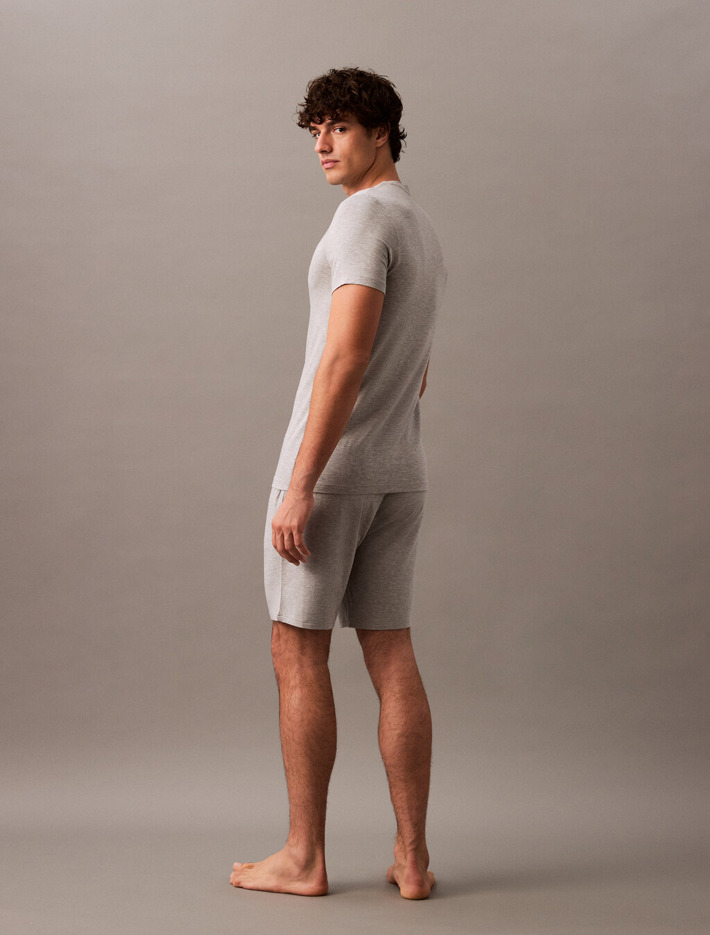 Ultra Soft Modal Sleep Shorts, B10 Grey Heather, hi-res