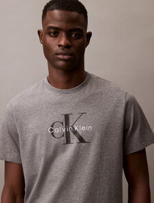 Monogram 標誌 T 恤, Med Grey Htr, hi-res