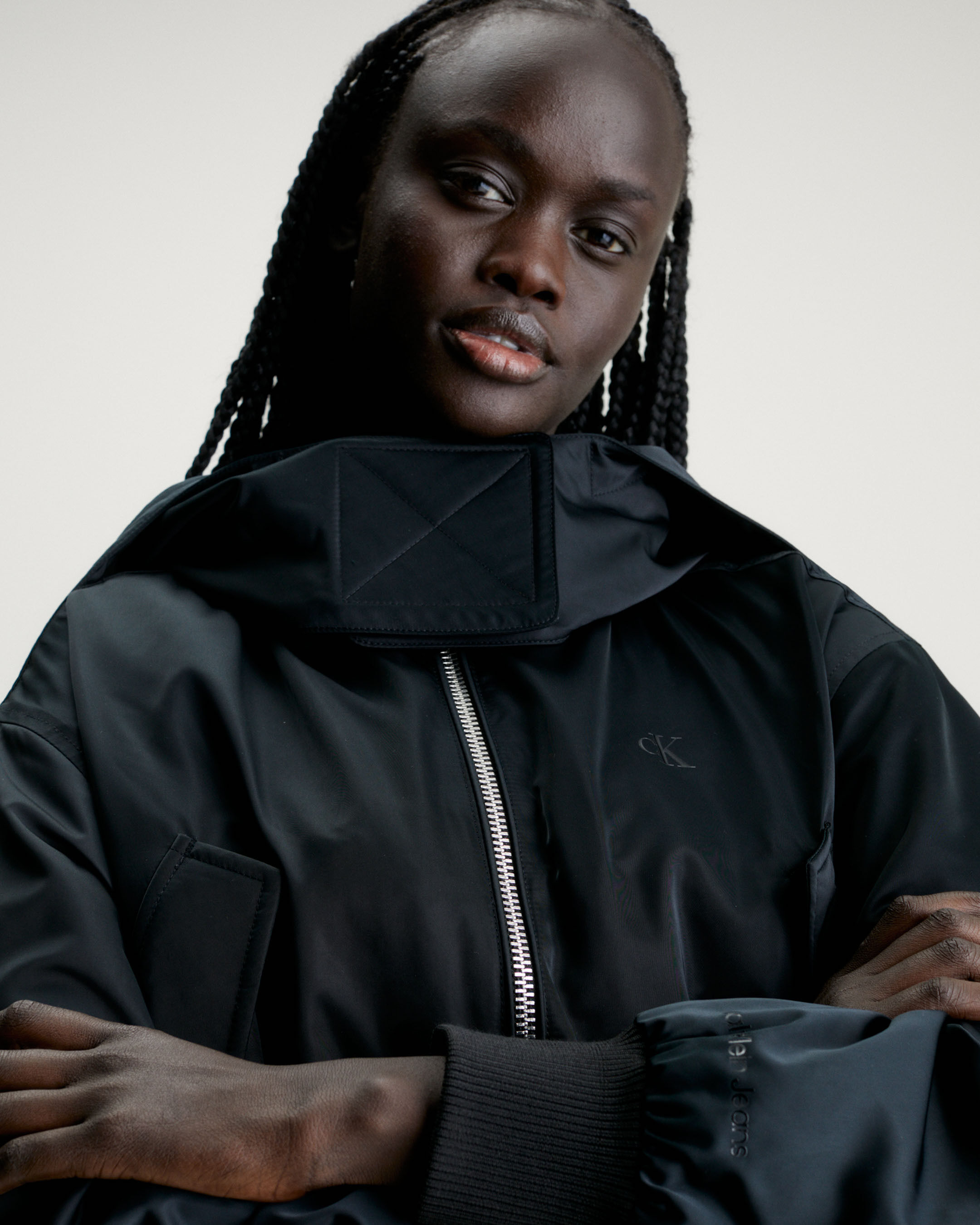 Women calvin klein best sale jacket