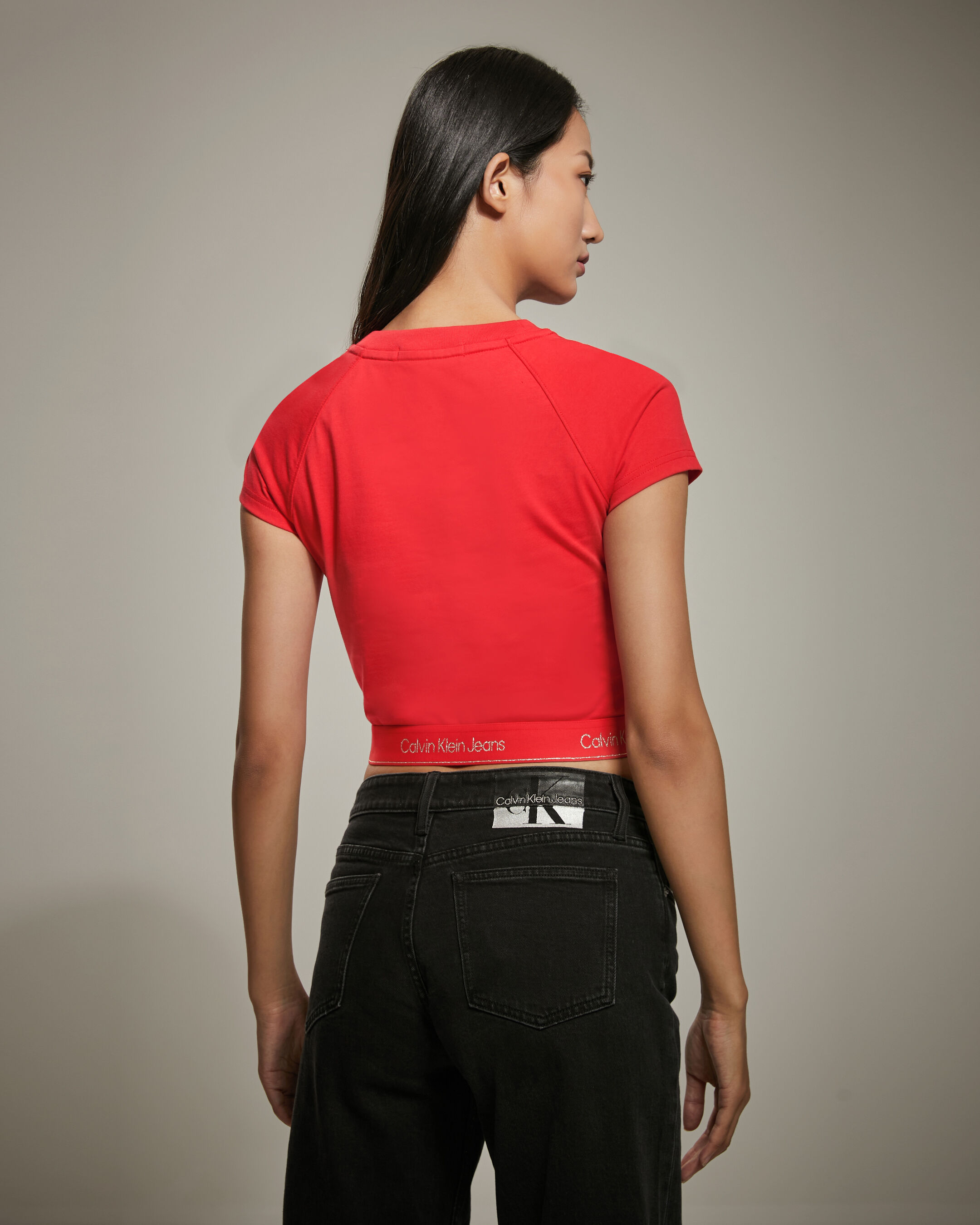 Calvin klein new arrivals red belt