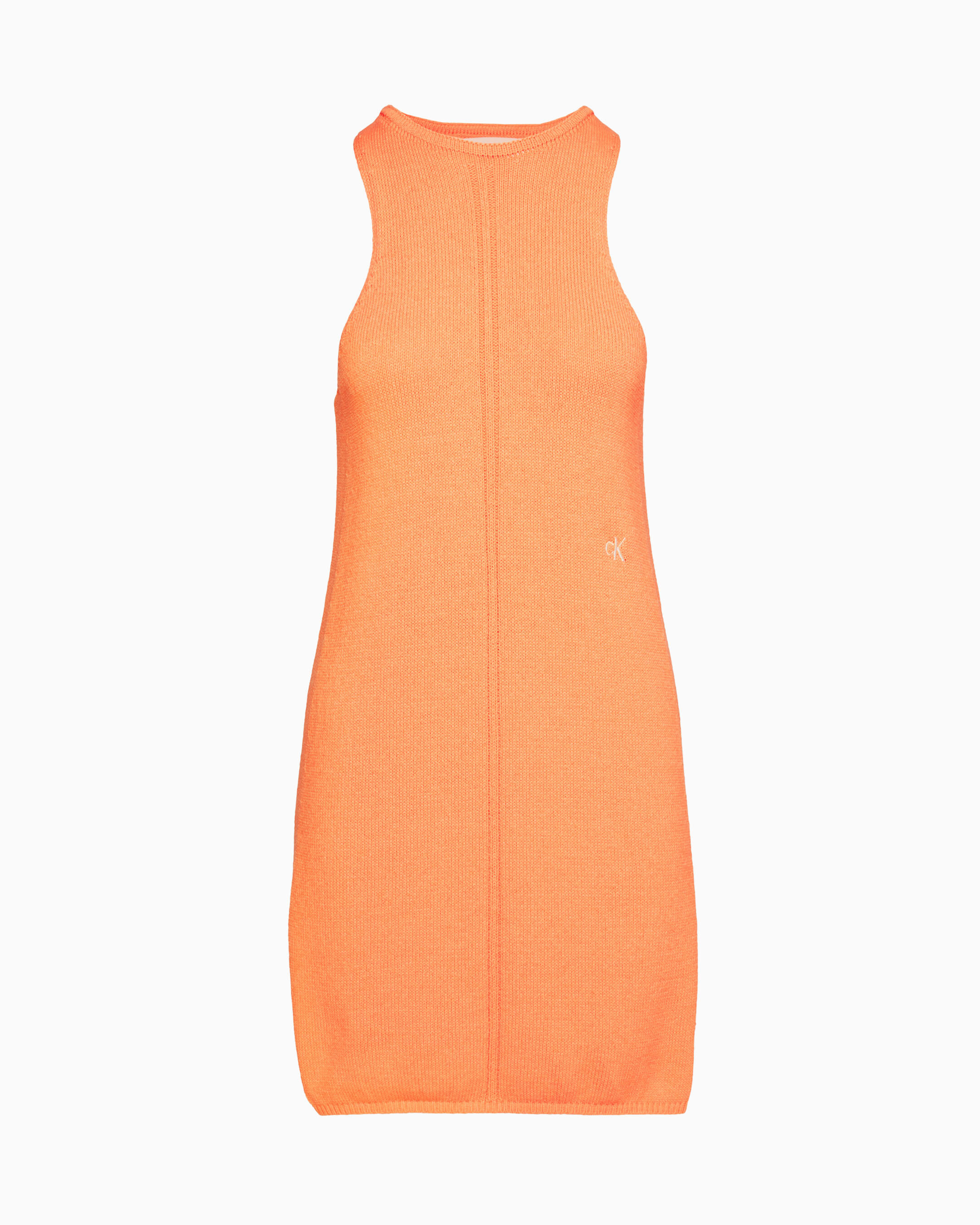 Orange calvin top klein dress