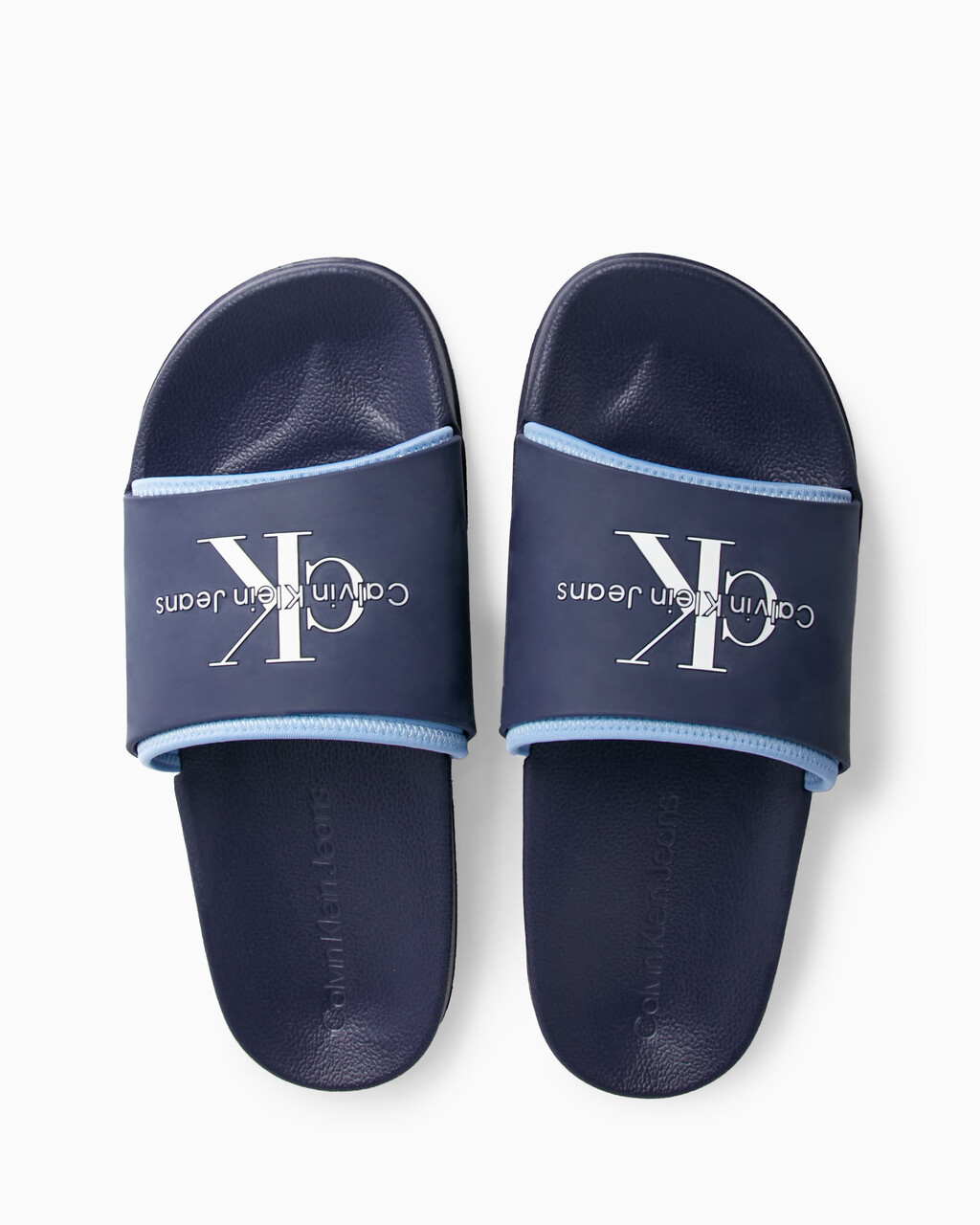 Norwich Monogram Slides | blue | Calvin Klein Taiwan