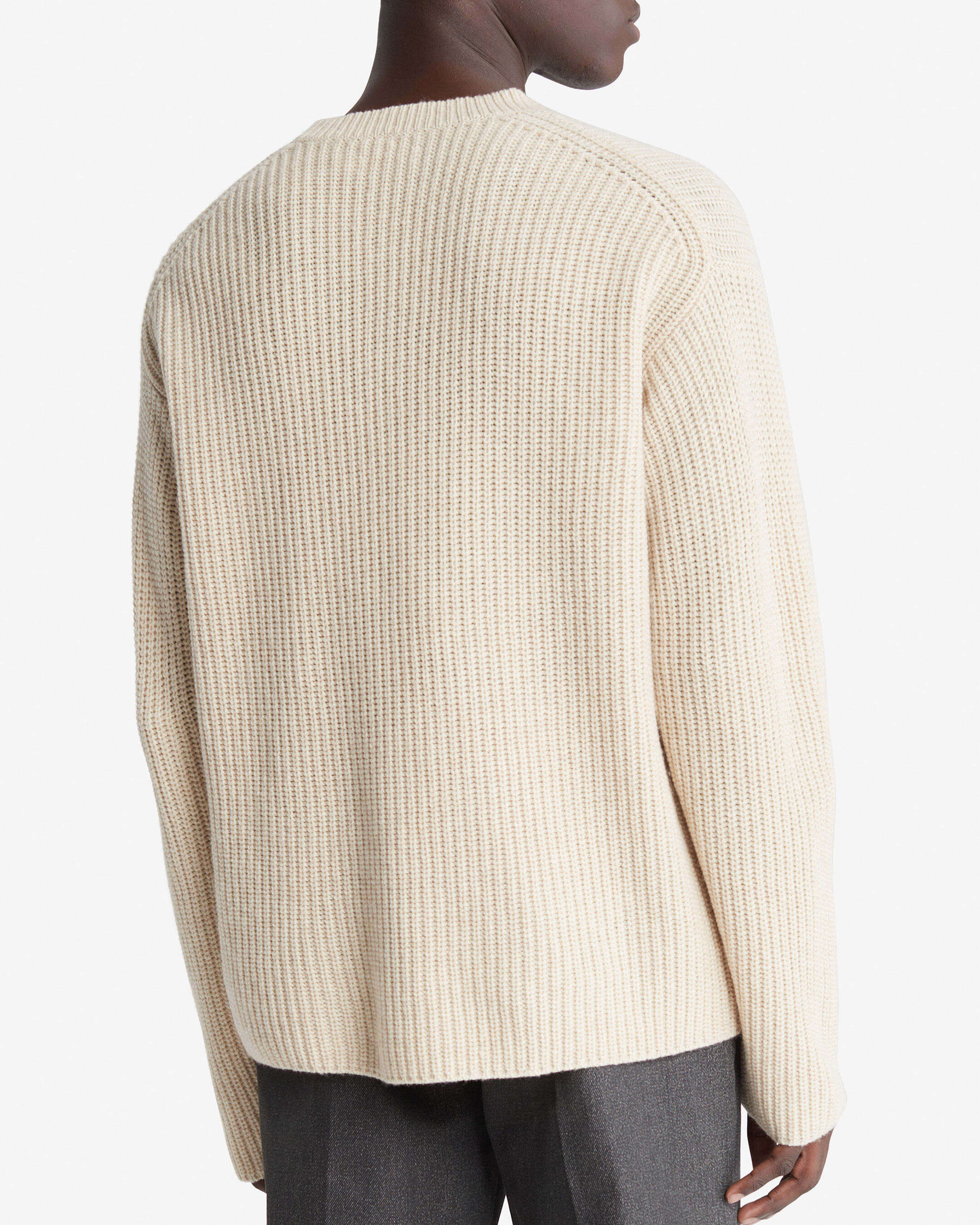 Calvin klein ribbed online sweater