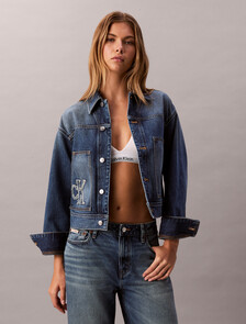 Denim Workwear Jacket, CK SANDED BLUE, hi-res
