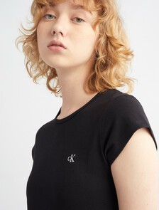 Archive Logo Baby T-shirt Dress, Black Beauty, hi-res