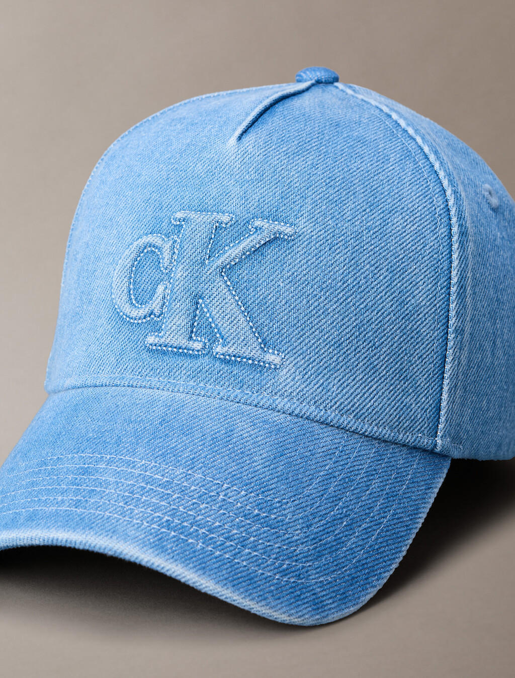 Seasonal Logo Denim Baseball Cap, Vintage Denim, hi-res