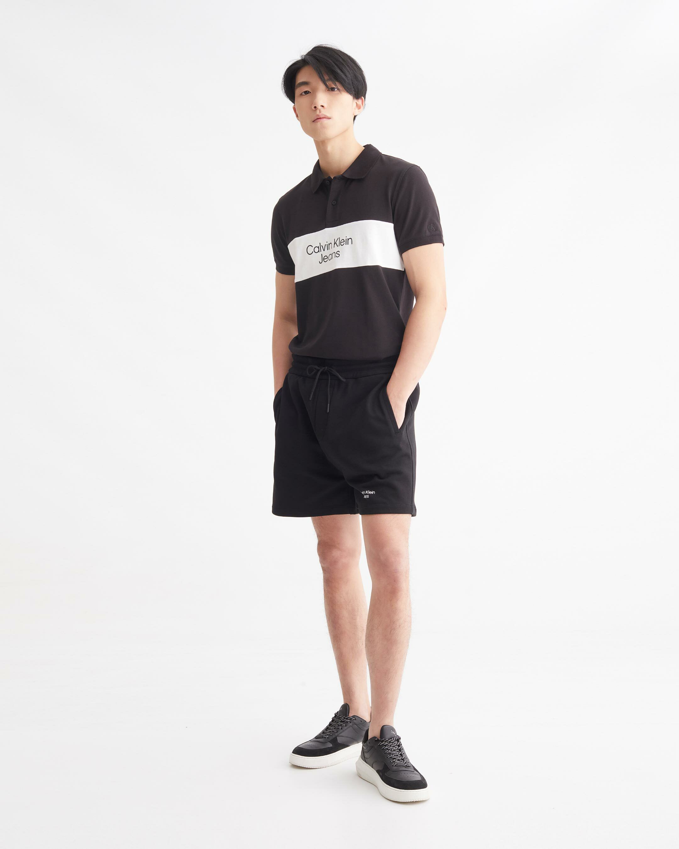 Calvin klein outlet block polo shirt