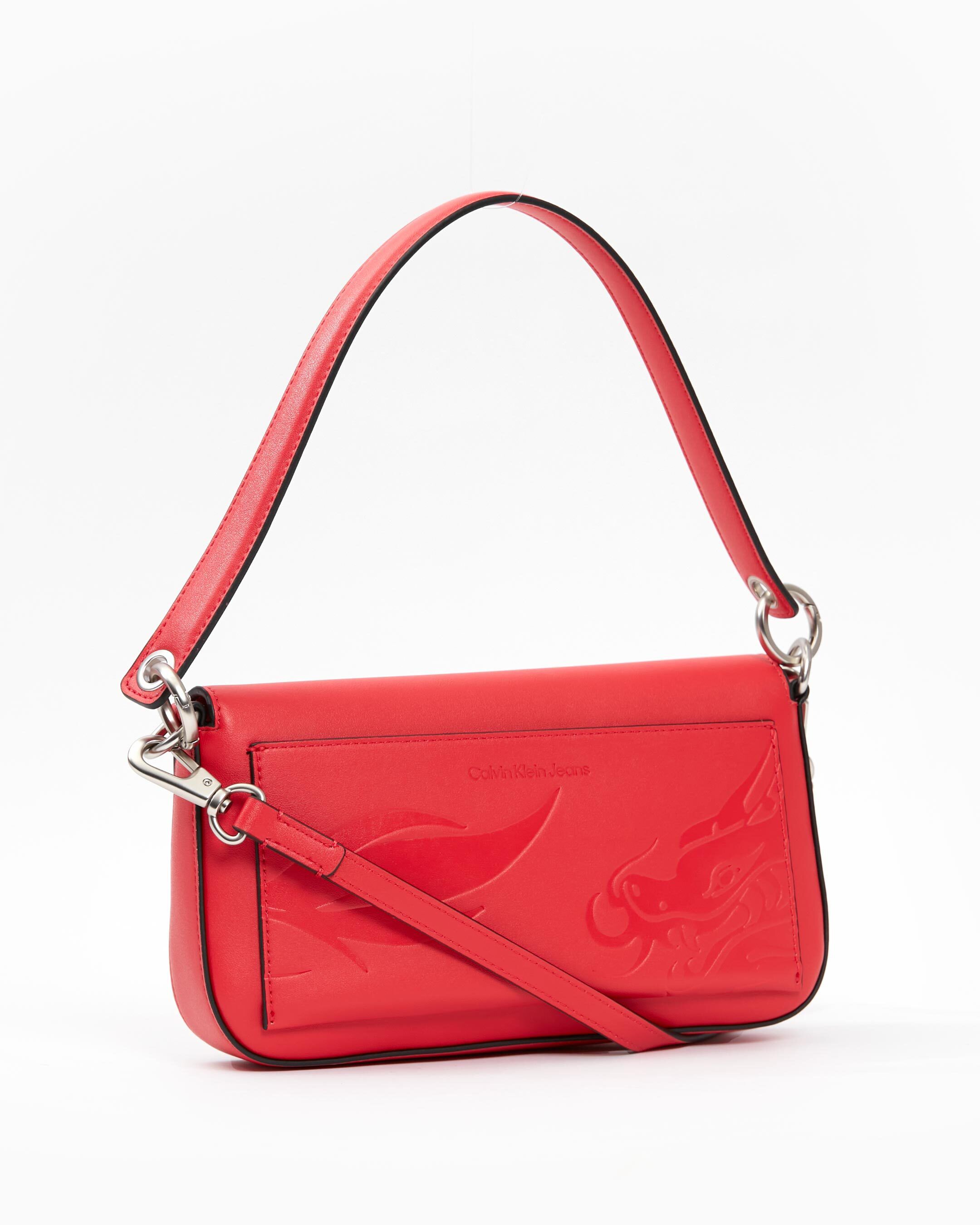 Calvin klein jeans red bag outlet