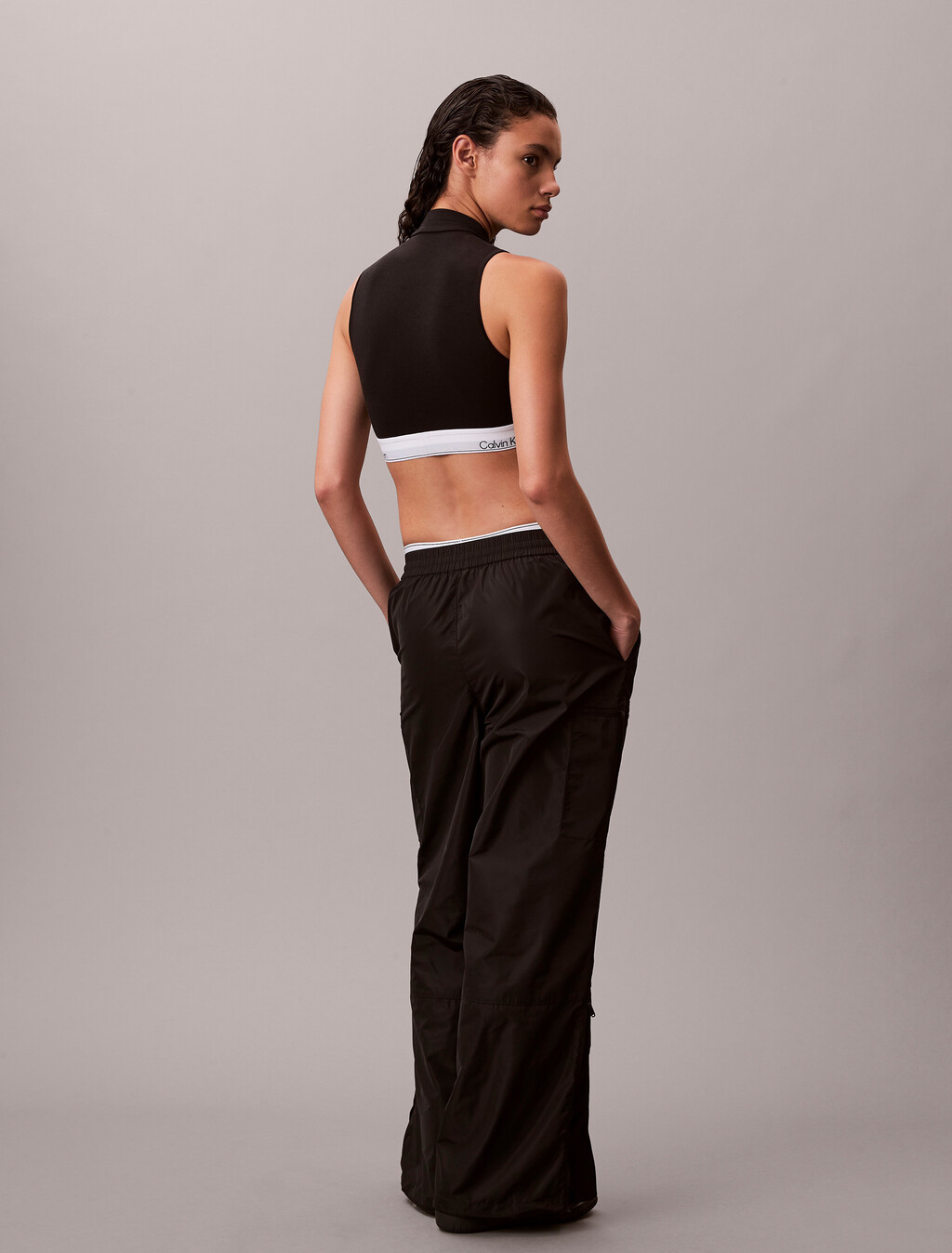 Tech Relaxed Pants, Black, hi-res