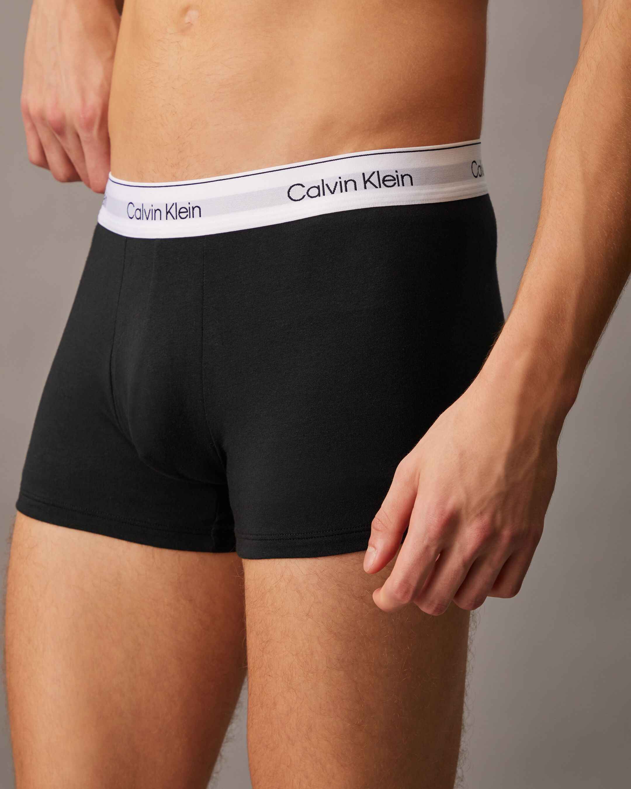 ★ ★ Men's Icon Cotton Stretch 2PK Trunks Icon Cotton Stretch Trunks 2 Pack | multi | Calvin Klein