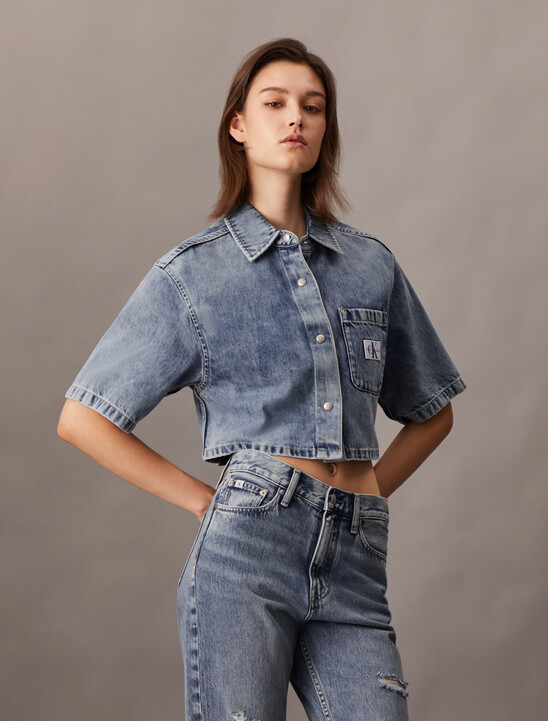 Cotton Lyocell Denim Shirt