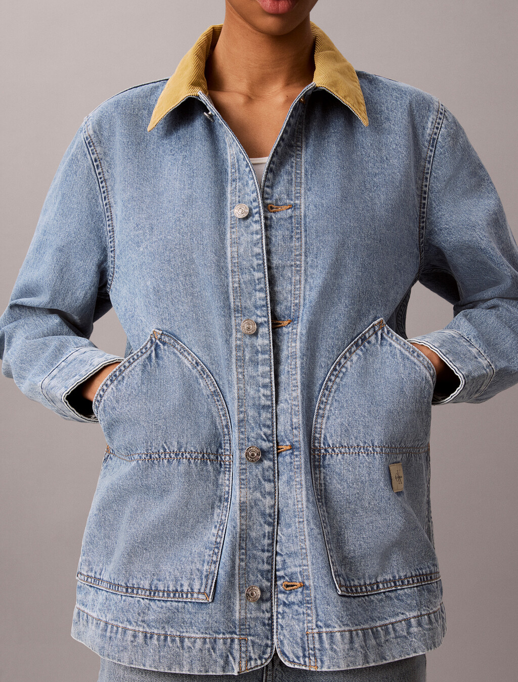 Utility Denim Jacket, TINTED APOLLO, hi-res