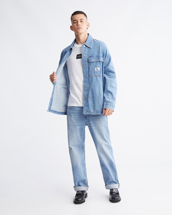 MODERN WORKWEAR 方格標誌 T 恤