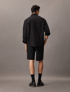Tech Half Elastic Short, Black, hi-res