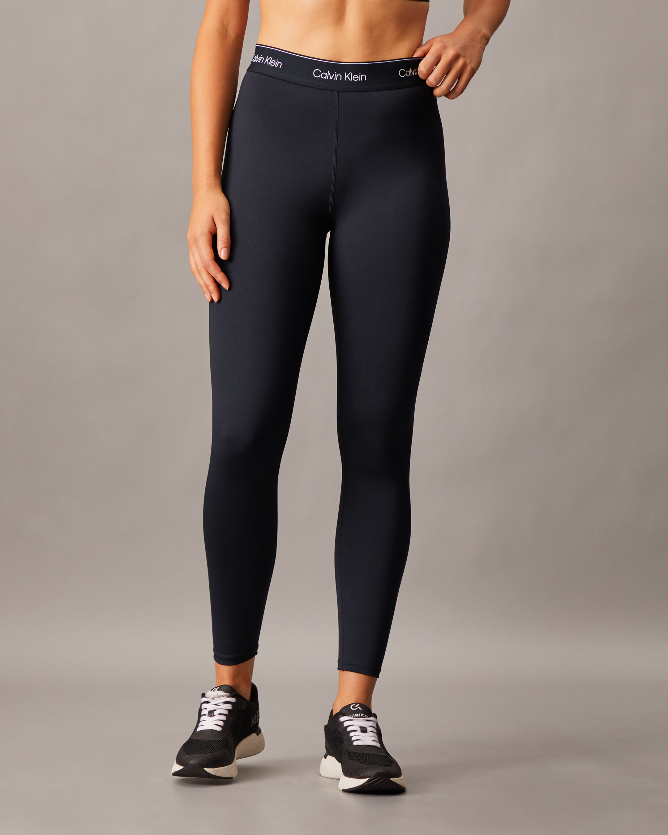 Essentials Modern Sport High Rise 7 8 Leggings black Calvin Klein Taiwan