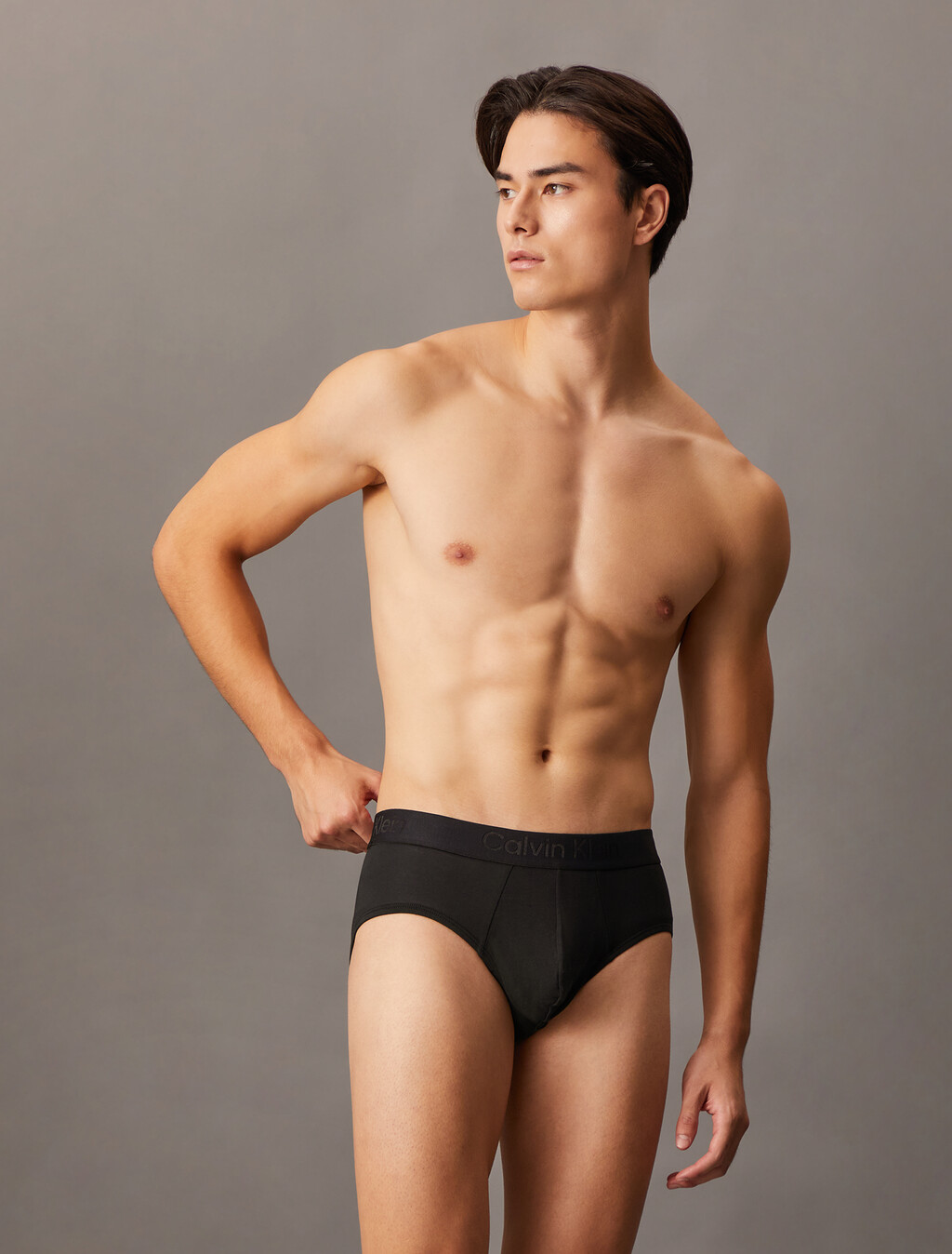 Silk Knit Hipster Briefs, Black, hi-res