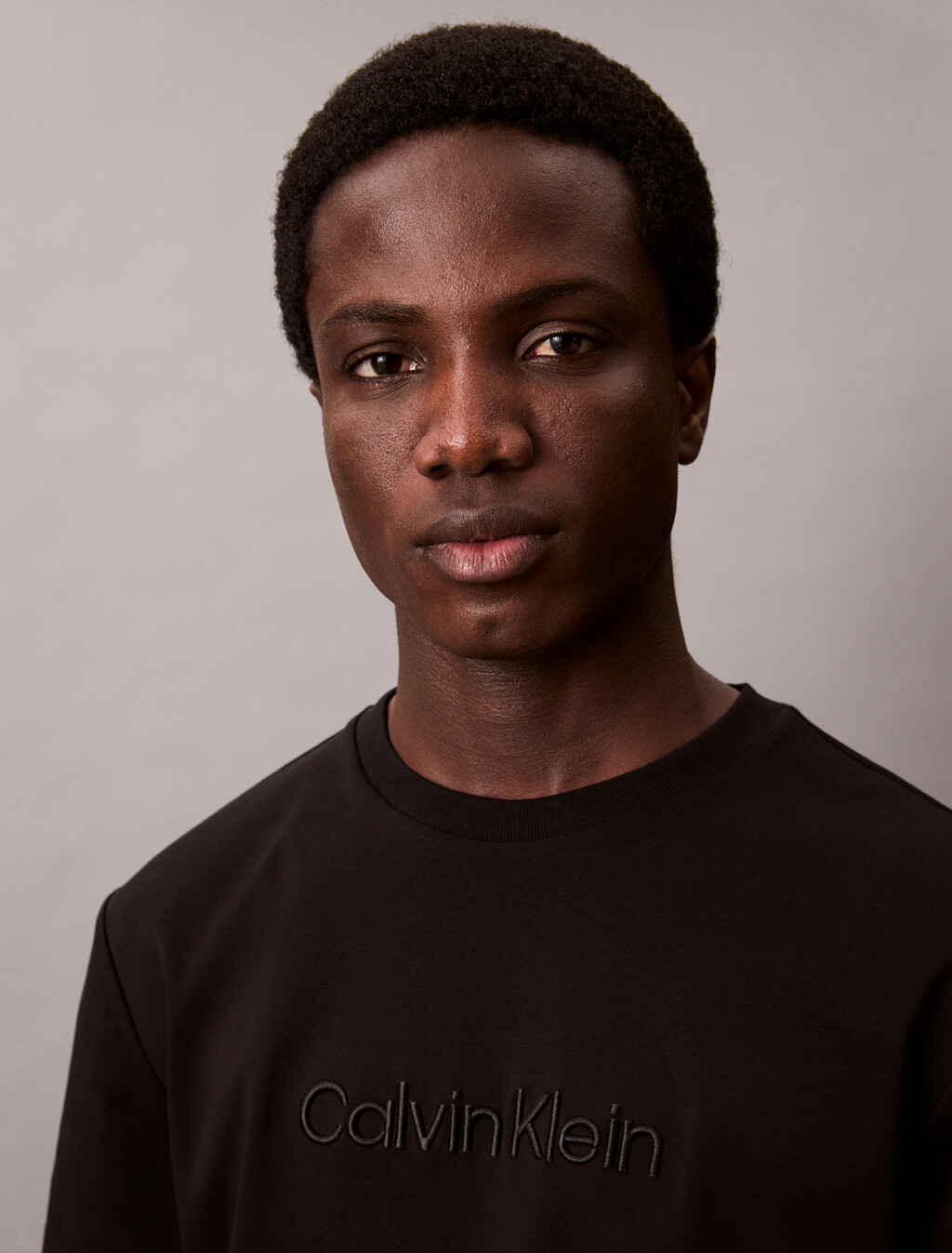 經典版型標誌 T 恤, Black, hi-res