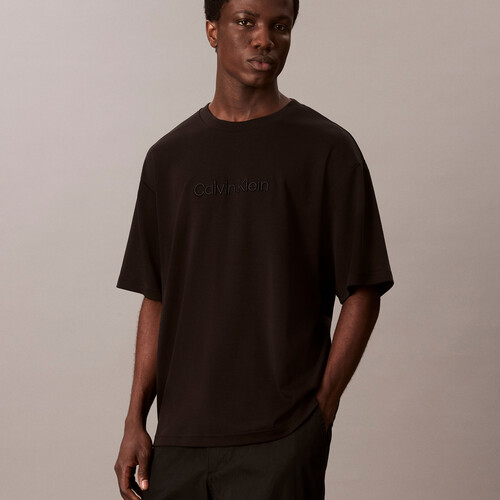 Calvin Klein 標誌 T 恤 Black