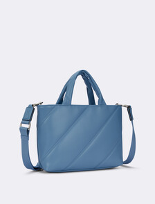 Quilted Micro Tote, Blue Shadow, hi-res