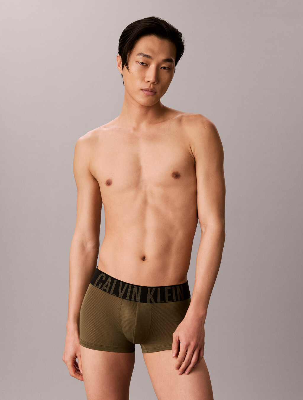 3 Pack Low Rise Trunks - Intense Power Air, Black/Olive Night/Orange Frosting, hi-res