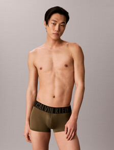 3 Pack Low Rise Trunks - Intense Power Air, Black/Olive Night/Orange Frosting, hi-res