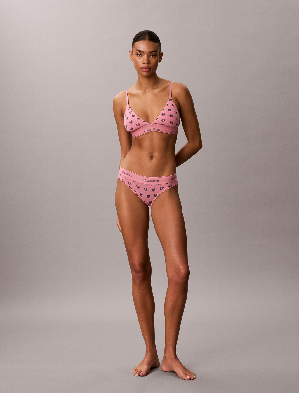 Icon Cotton Modal 比基尼內褲, Be Mine CK Calm Pink, hi-res