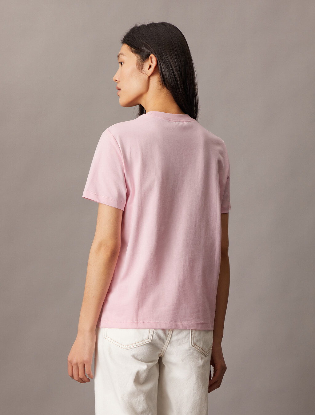 Monogram T-shirt, Pastel Pink, hi-res