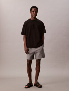寬鬆版型 Monogram T 恤, Black, hi-res