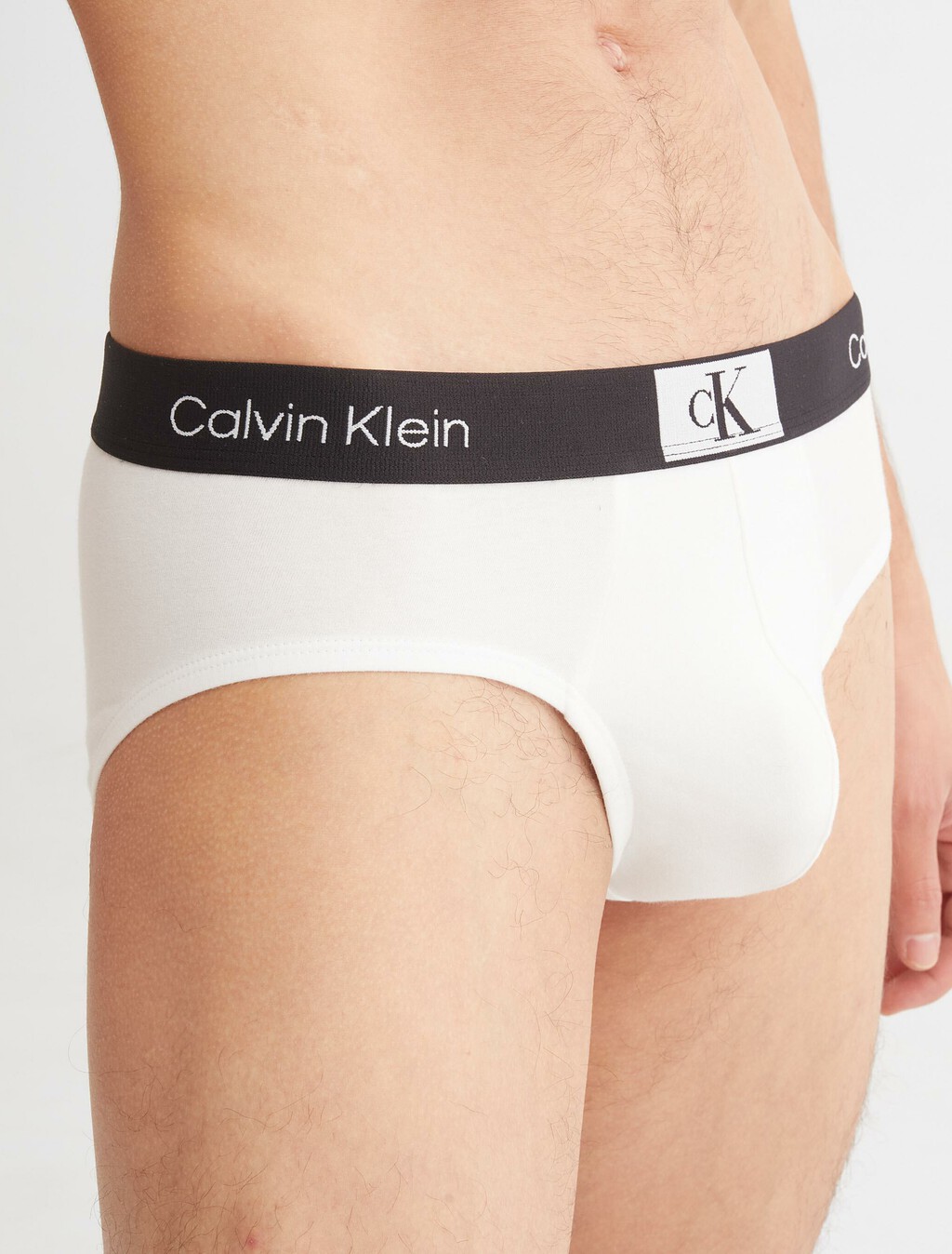 CALVIN KLEIN 1996 棉質低腰三角褲, White, hi-res