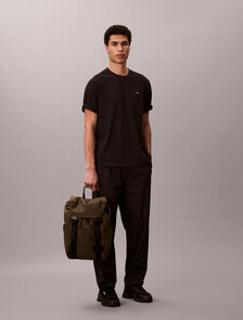 帆布後背包, DEEP OLIVE, hi-res