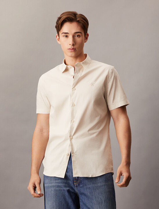 Essentials Monogram Slim Shirt