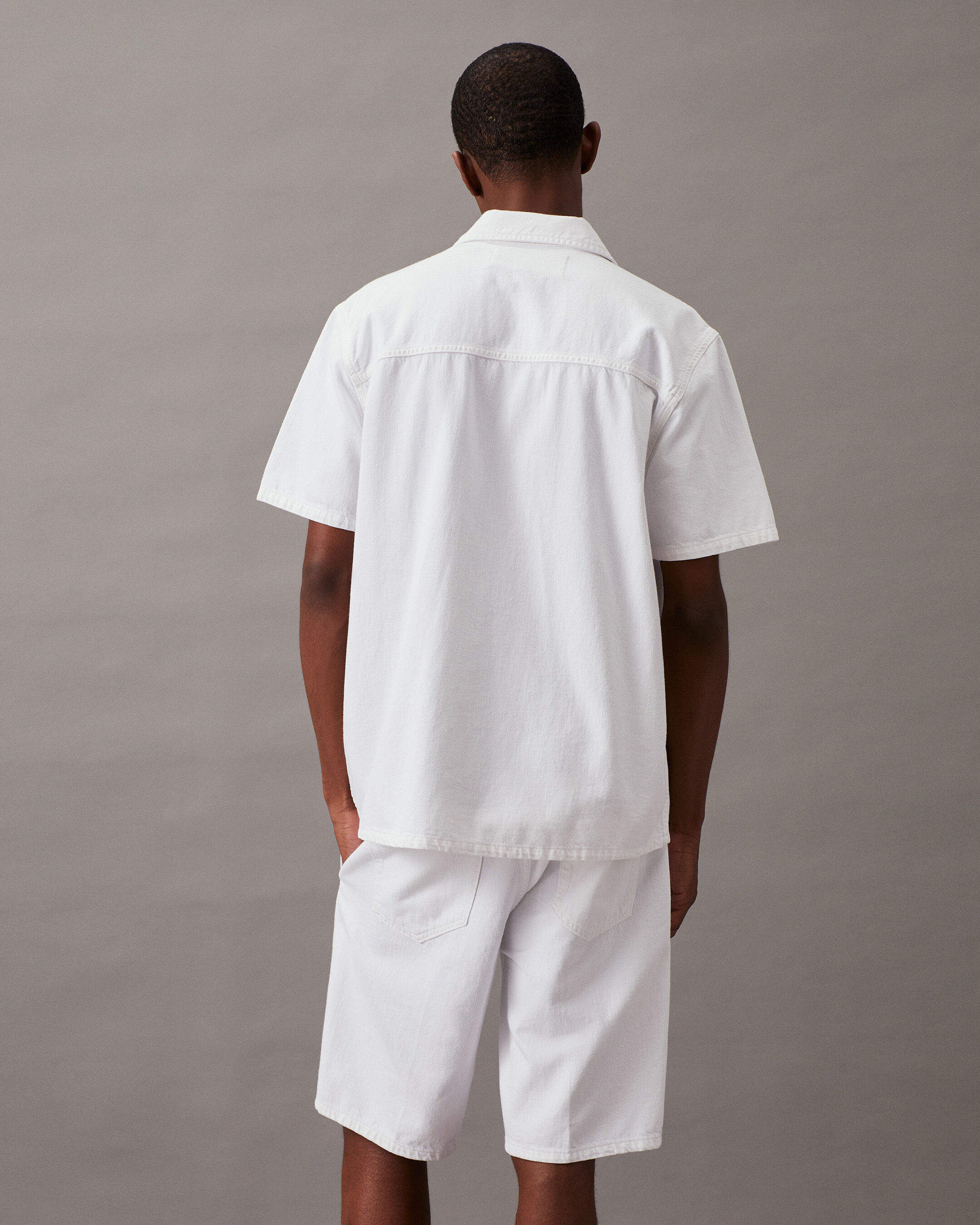 Tシャツ・カットソー   Men's White Denim Camp Short Sleeve Shirt J3257 726250118-dynamic1-pdp?$
