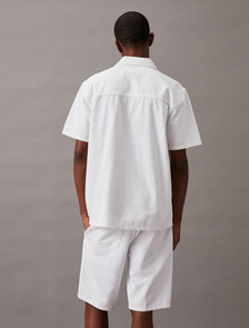 Denim Short Sleeve Shirt, Denim Light, hi-res