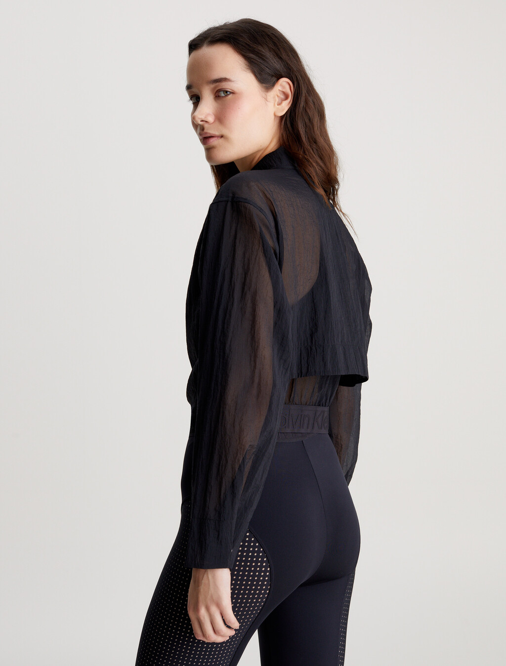 Cropped Windbreaker, BLACK BEAUTY, hi-res