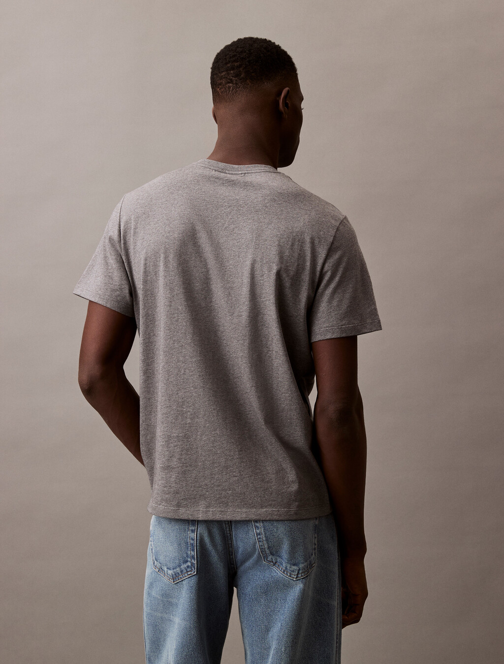 Monogram 標誌 T 恤, Med Grey Htr, hi-res