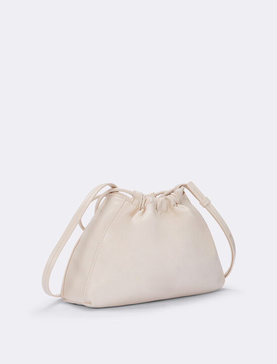 Gathered Drawstring Crossbody