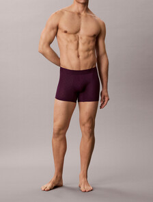 CK Black Emblem 標誌平口內褲, Dark Purple, hi-res