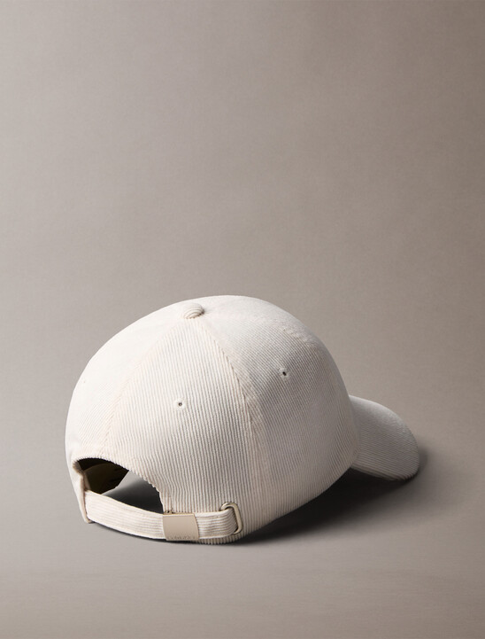 Bold Graphic Script Corduroy Baseball Cap