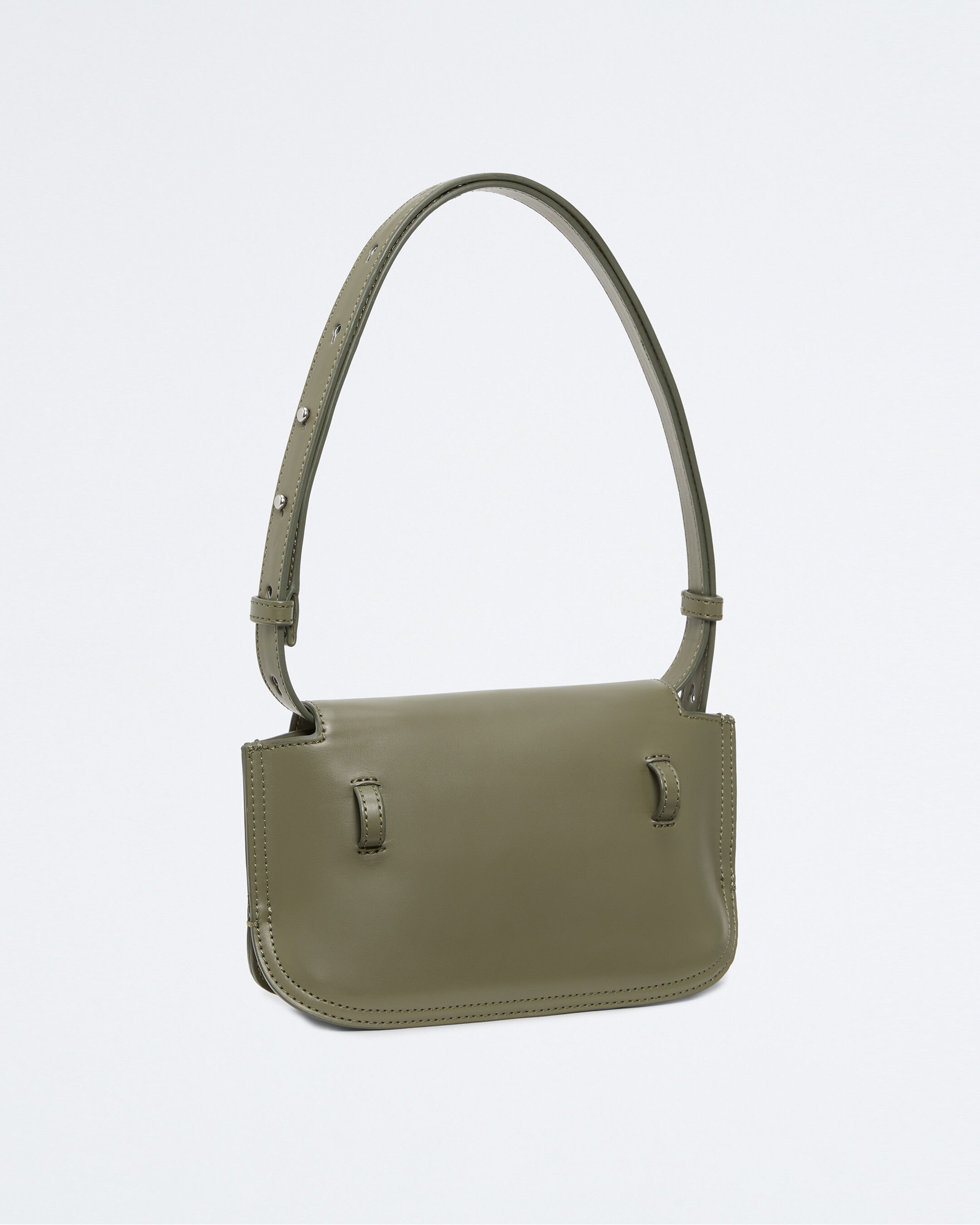 Green mini top handbag