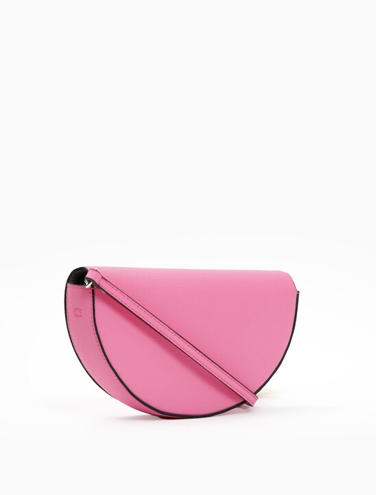 Minimal Monogram Saddle Bag