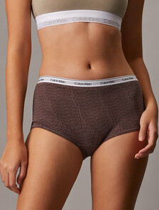 BOYSHORTSHFFLD LG_SMLL_, SHUFFLED LOGO_SMALL_PLUM TRUFFLE, hi-res