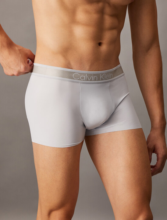 Tonal Logo Microfiber Low Rise Trunks