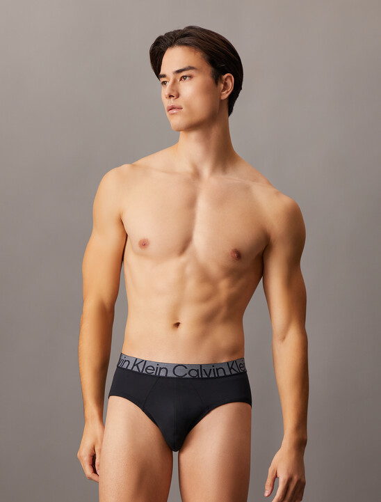 Graphite Hipster Briefs 3 Pack