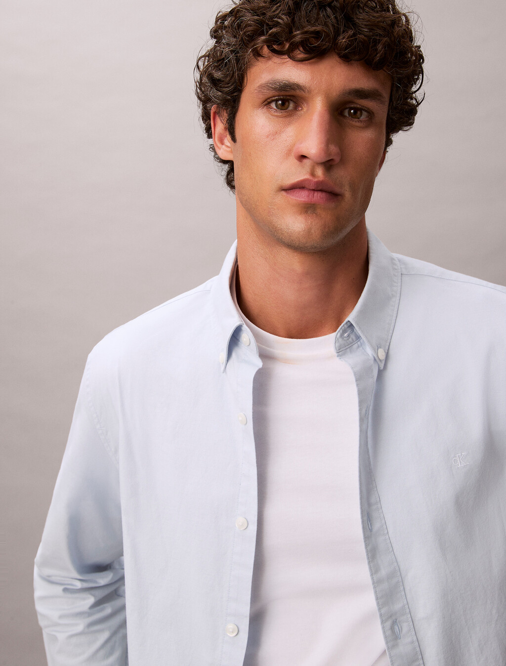 Solid Classic Oxford Button-Down Shirt, Plein Air, hi-res